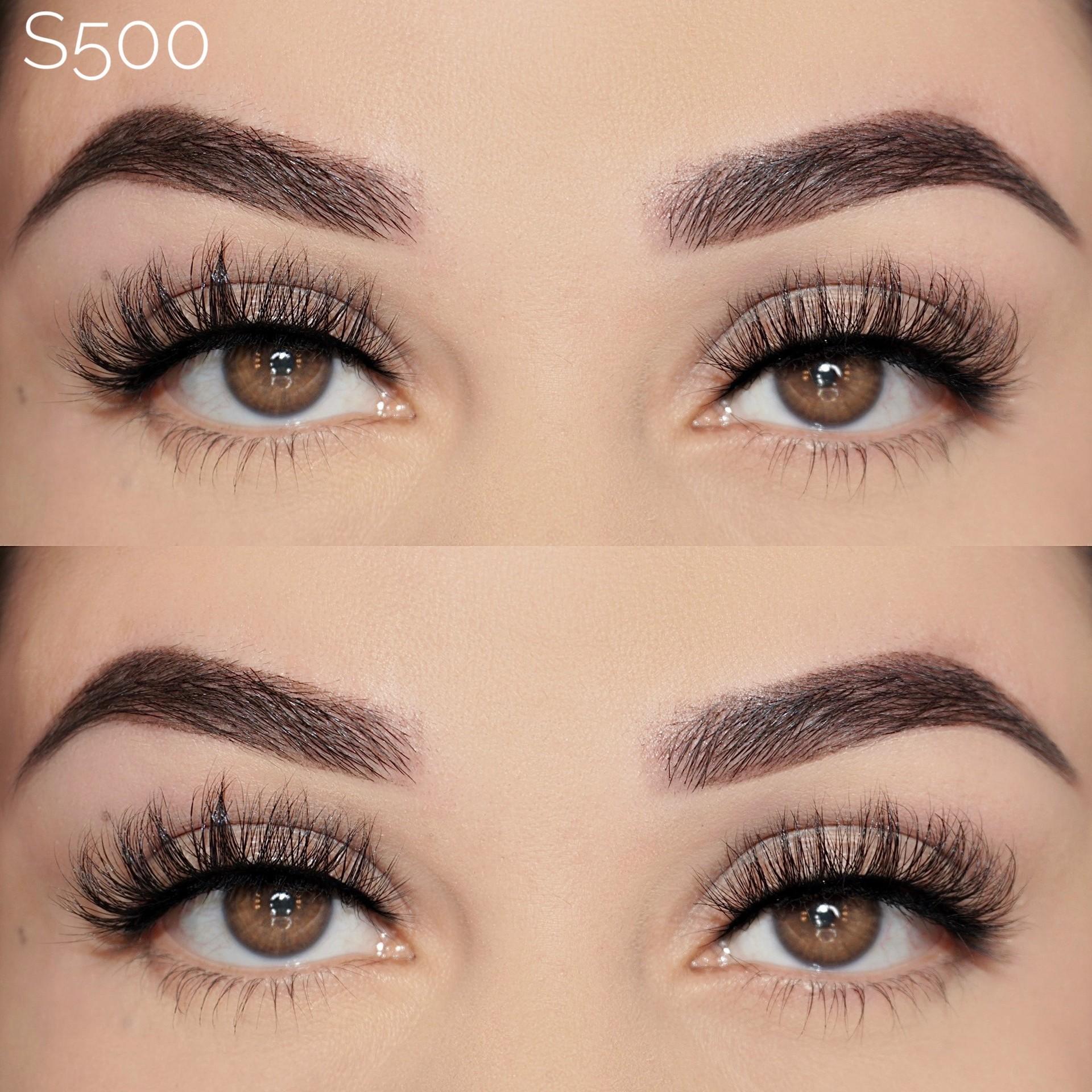 natural short stem 15mm mink hair false eyelashes european and american short multi-layer soft curling mink eyelashes