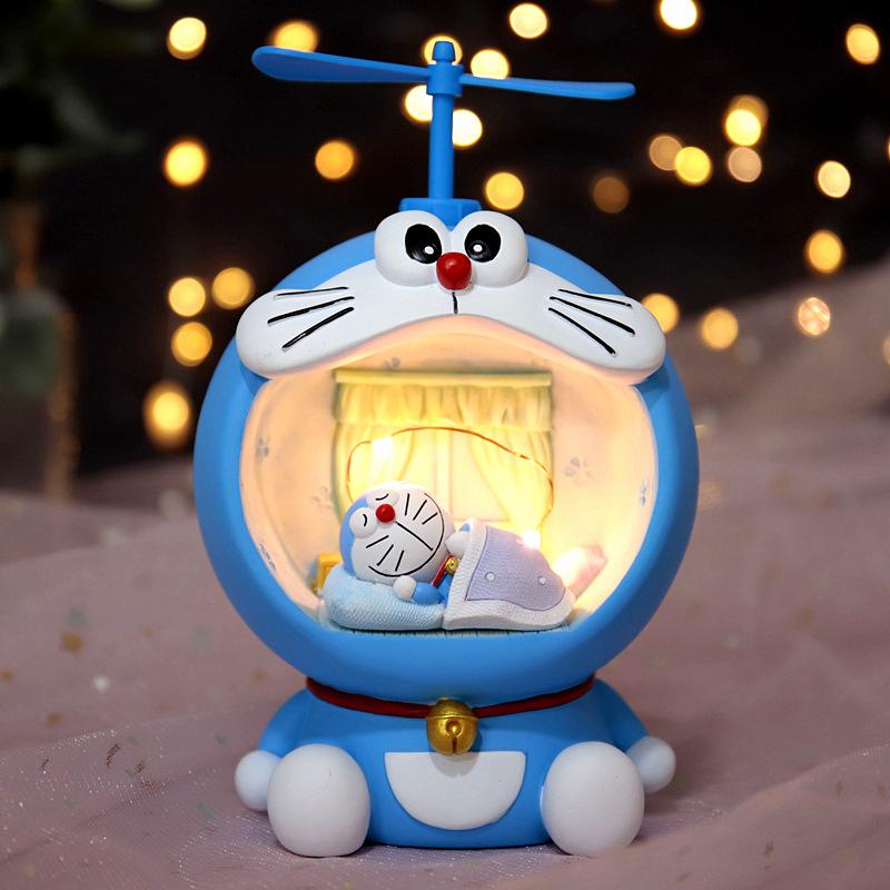 creative cartoon blue little ding flying star light vinyl piggy bank light not available savings bank get children's birthday gifts free