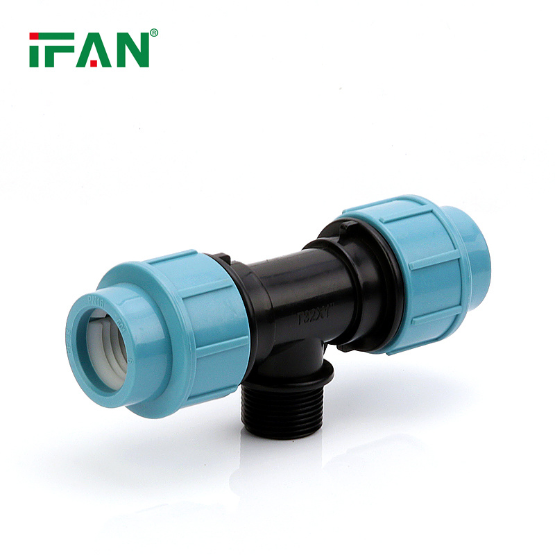 IFAN 601 Poly Reduce Tee Plumbing HDPE PP Pipe Fittings 