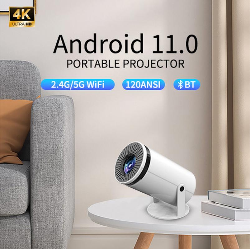 portable popular ptz projector home hd smart small bedroom projector outdoor camping large screen theater