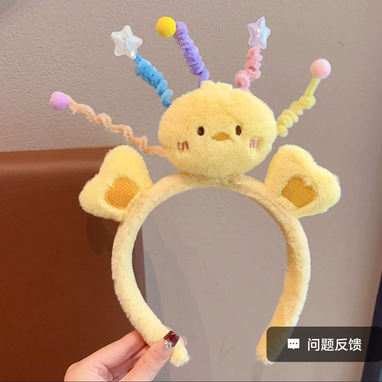 毛绒公仔头饰搞怪发箍秋冬款可爱风格卡通版库洛米详情图3