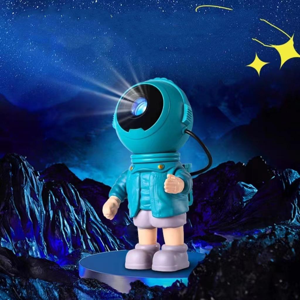 cross-border astronaut starry sky projection lamp creative feilin spaceman laser projector plug-in atmosphere small night lamp
