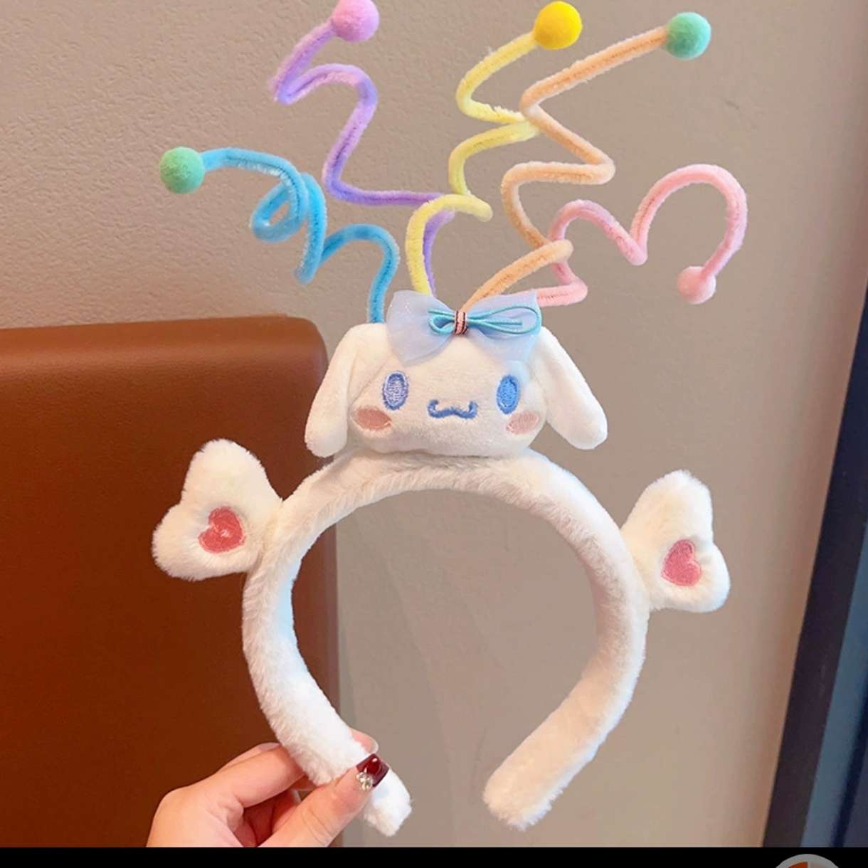 毛绒公仔头饰搞怪发箍秋冬款可爱风格卡通版库洛米详情图2