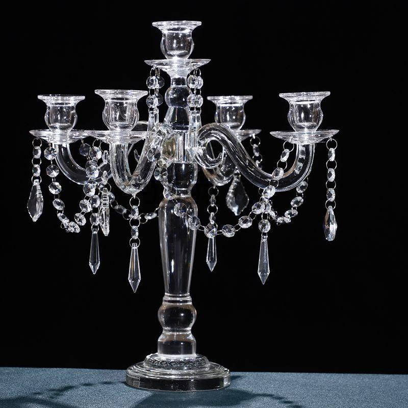factory direct crystal candlestick wedding ceremony candlestick decoration table candlestick candle sample room decoration household candle
