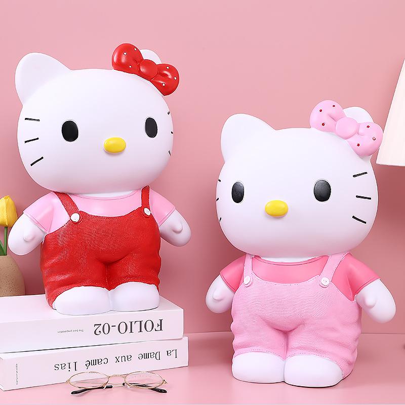 Factory Wholesale Oversized Piggy Bank Large Capacity Vinyl Savings Bank Breaking-Proof Money Box Children's Day Girls' Gifts
