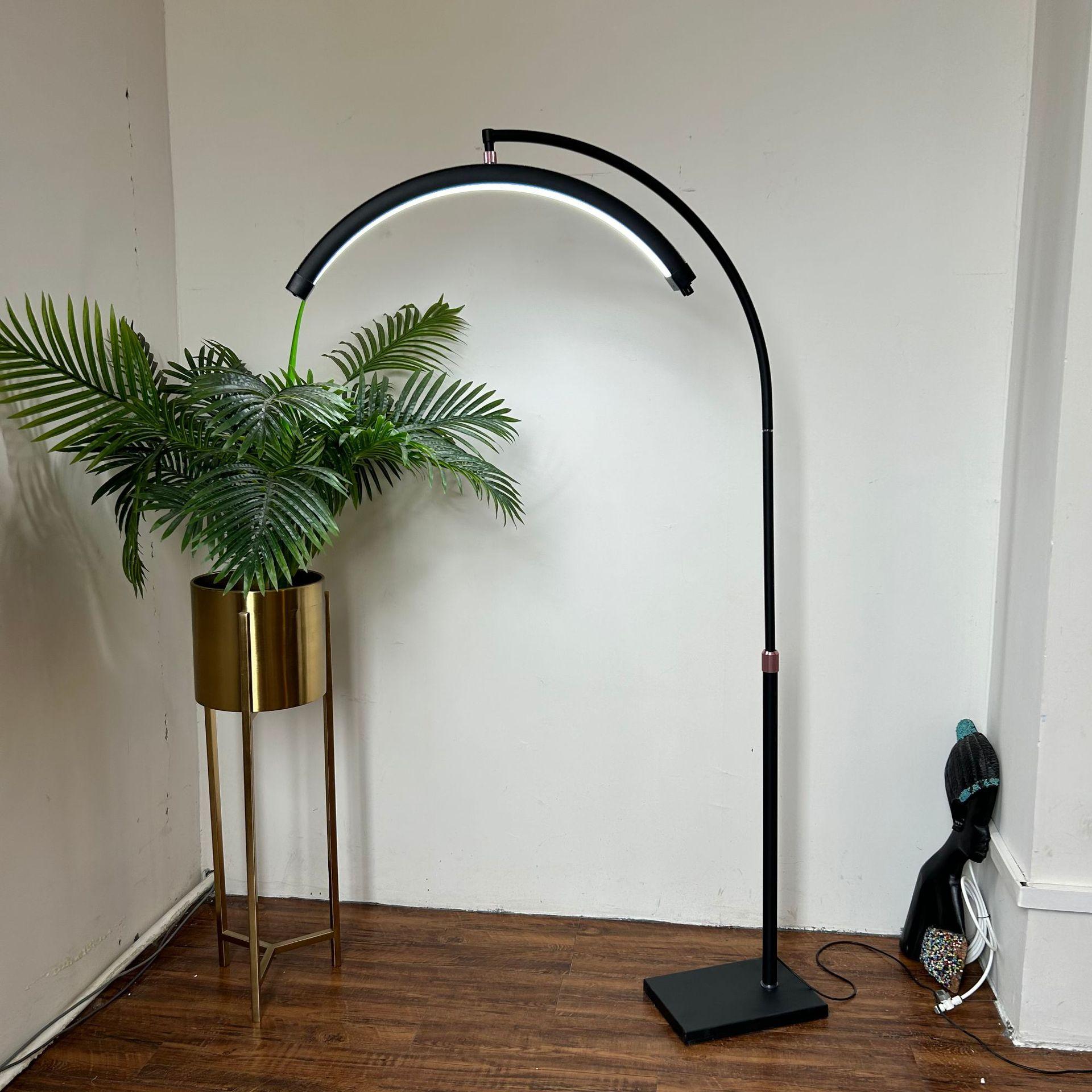 manicure floor lamp arc beauty half moon eyelash lamp beauty salon tattoo embroidery lamp eyelash moon beauty fill light