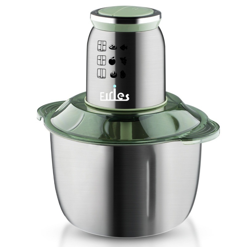 Cross-border manufacturer stainless steel electric meat grinder, filling, vegetable and meat mincing machine, household dual-speed food processor Item Picture