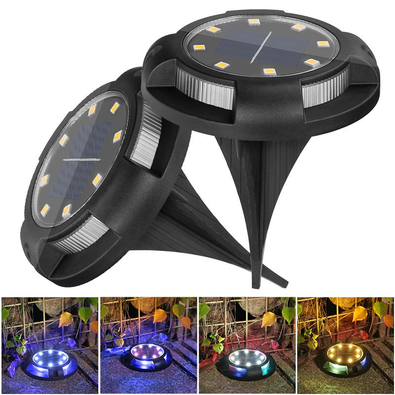 solar underground light outdoor yard lamp waterproof home garden lawn floor lamp decorative stairs ladder small night lamp