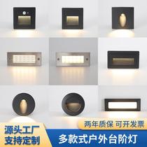 Human Induction Floor Lamp Outdoor Surface Mounted Step Light Corner Lamp Courtesy Lamp Corner Lamp Stair Light Corridor Wall Lamp