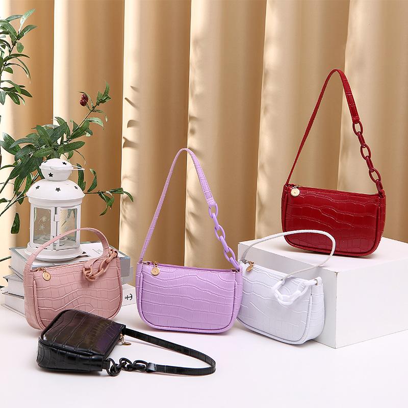 hobo underarm bag 2021ladies handbags crocodile pattern underarm bag fashion trending women's shoulder bag