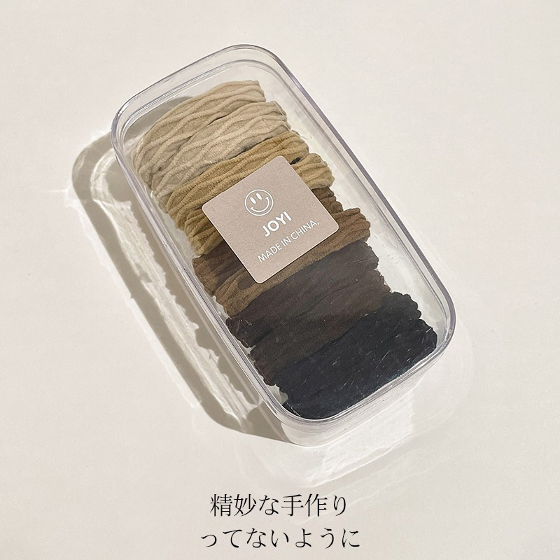 无缝不伤发圈高马尾发绳扎头绳高弹力耐用加粗橡皮筋小女孩皮套 详情图11