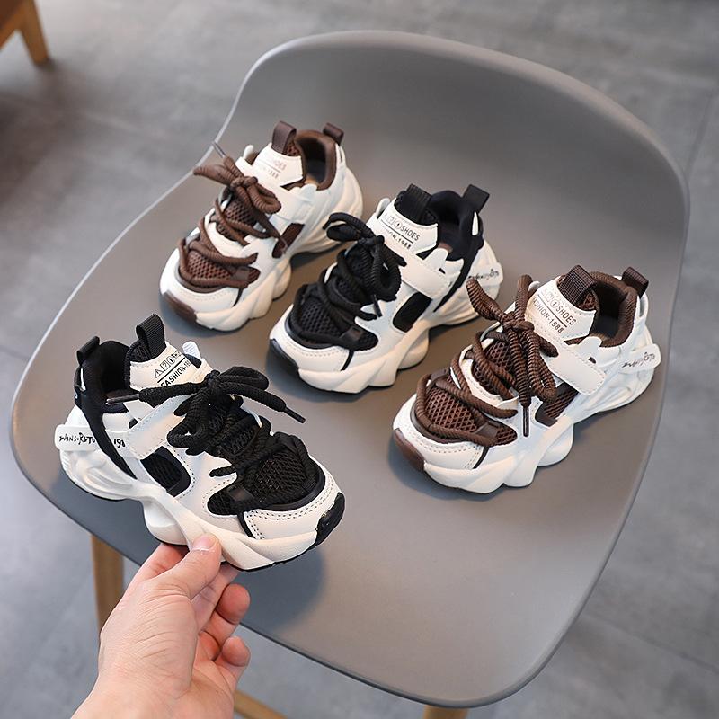 baby girl sneakers 2024 spring and autumn new children's shoes children little kids' casual shoes spring fried street dad shoes