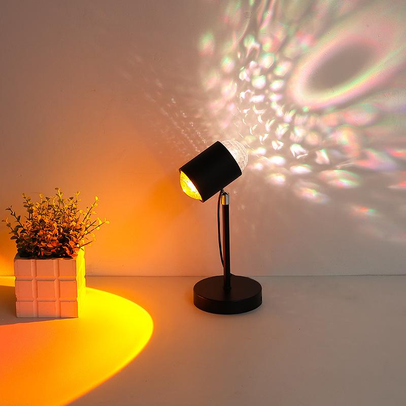 internet celebrity dynamic water ripple ambience light table lamp live studio floor lamp bedroom small night lamp sunset sunset light gift