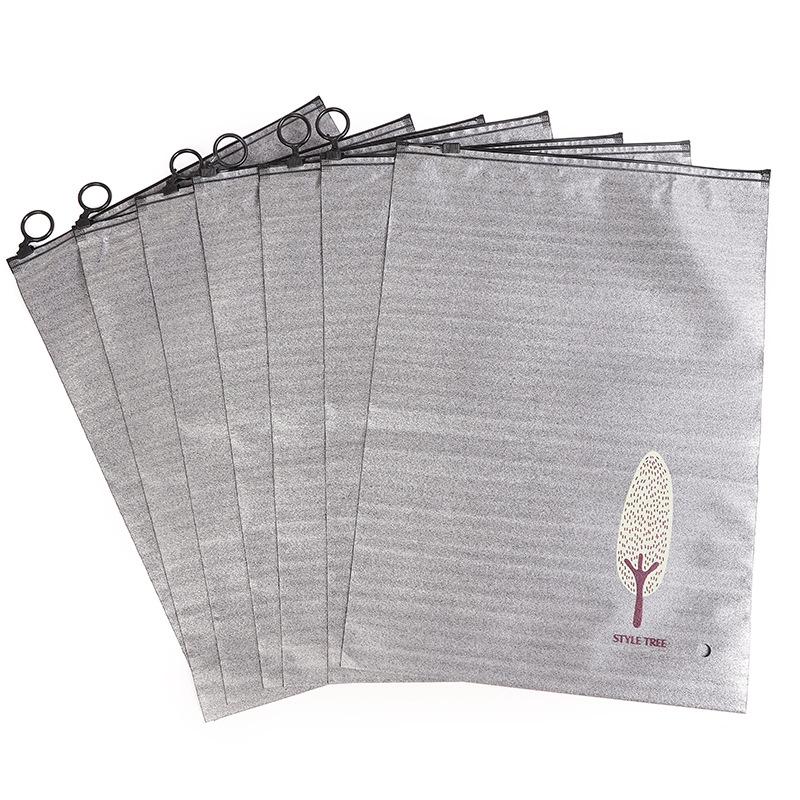 in stock wholesale gray pearl wool bags men's and women's fashion cloth bag thermal underwear plastic bag