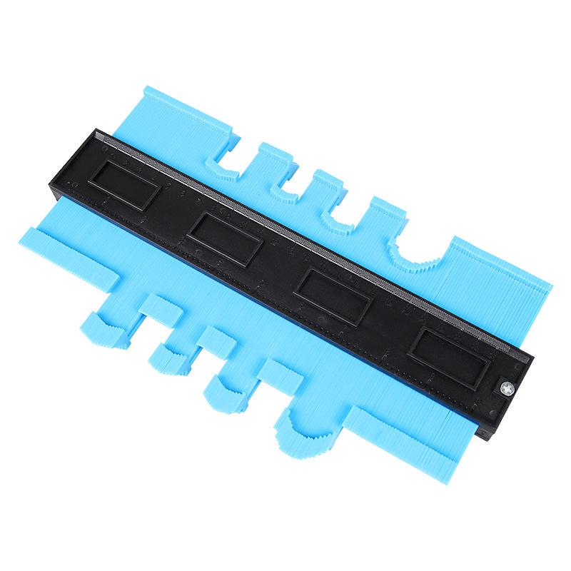 universal multi-functional special-shaped profile shaper woodworking mold taking radian ruler profile measuring scale curve shaper