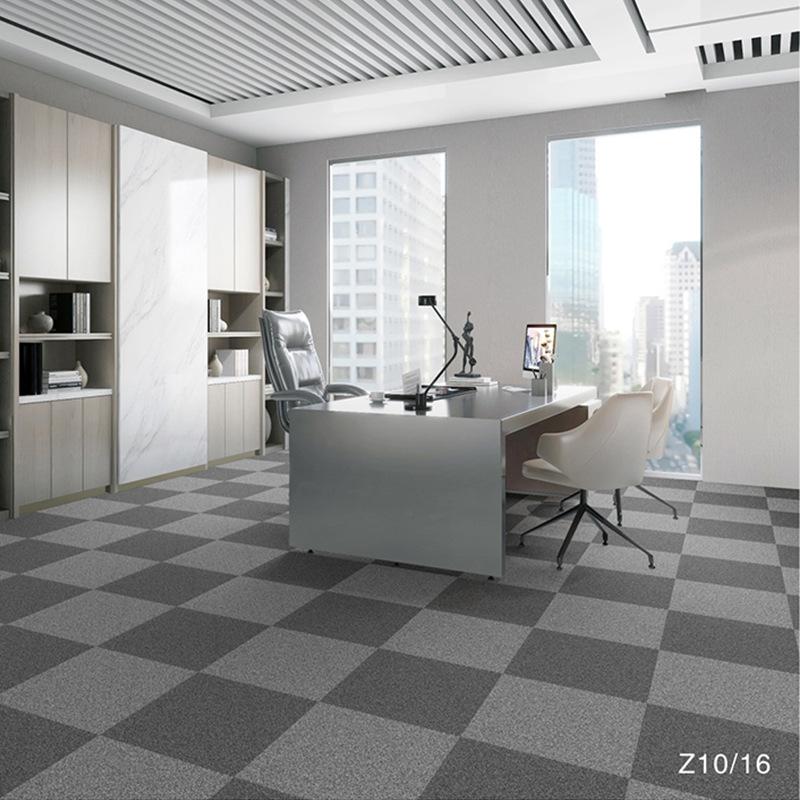 office carpet wholesale polypropylene fiber square cube splicing carpettile office billiard hall commercial office carpet