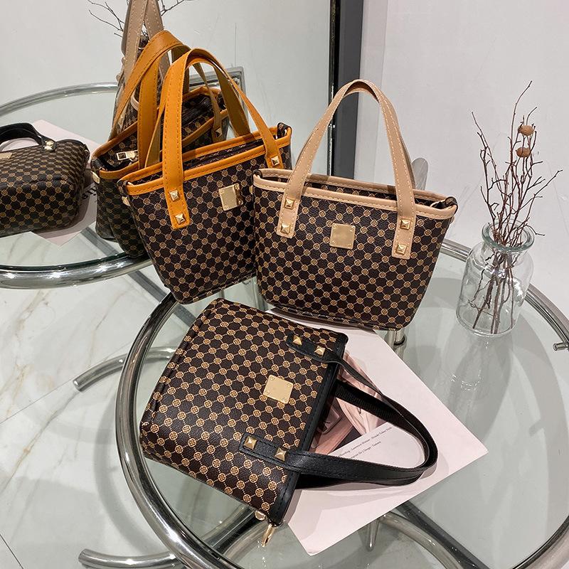 pattern cloth vegetable basket women's bag 2022ladies handbag foreign trade bag women's wholesale temperament women's handbag