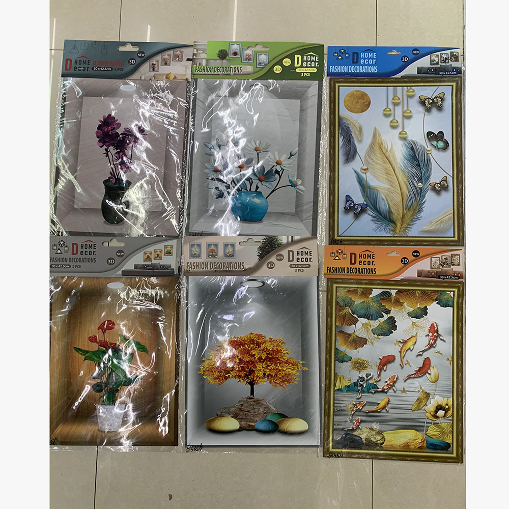 平面壁纸立体墙贴画温馨卧室房间装饰品贴纸自粘墙纸现货详情1