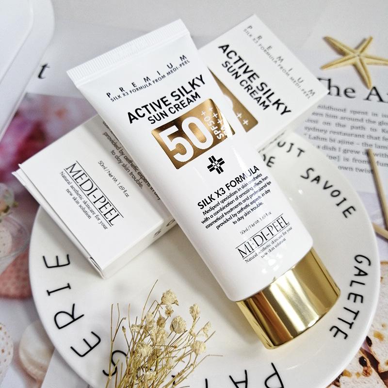 metifei sunscreen cream facial refreshing non-sticky isolation two-in-one men and women spring and summer military training