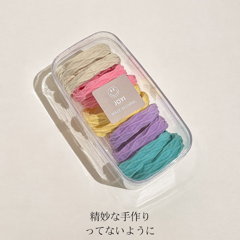 无缝不伤发圈高马尾发绳扎头绳高弹力耐用加粗橡皮筋小女孩皮套 详情图10
