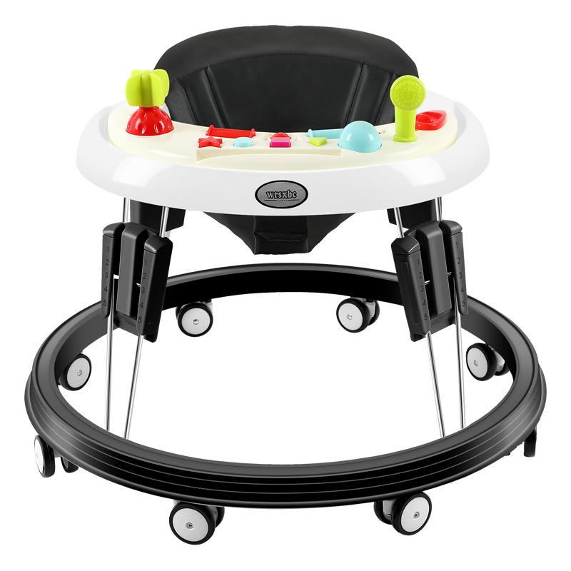 Children's Walkers 6-12 Months Baby Walker Baby Anti-Rollover Walker with Music