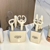 Kitchen Gadget Set 6-Piece Set Practical Multifunctional Storage Fabulous Kitchenware Storage Product Scissors Peeler Fruit Knife Combination