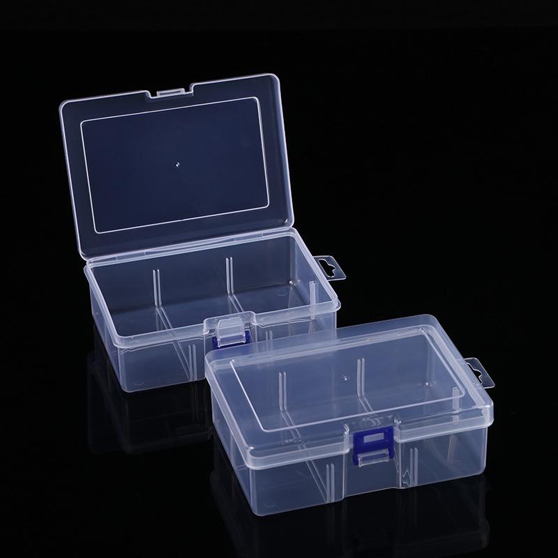 large 6-grid transparent plastic box quilt holder storage inner box covered hardware tools finishing box