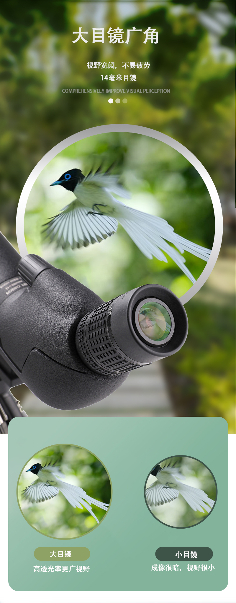 Ziyouhu 25-75X80 astronomical telescopic glasses are professional high-power space high-definition telescopes for stargazing and sky observation pic 3