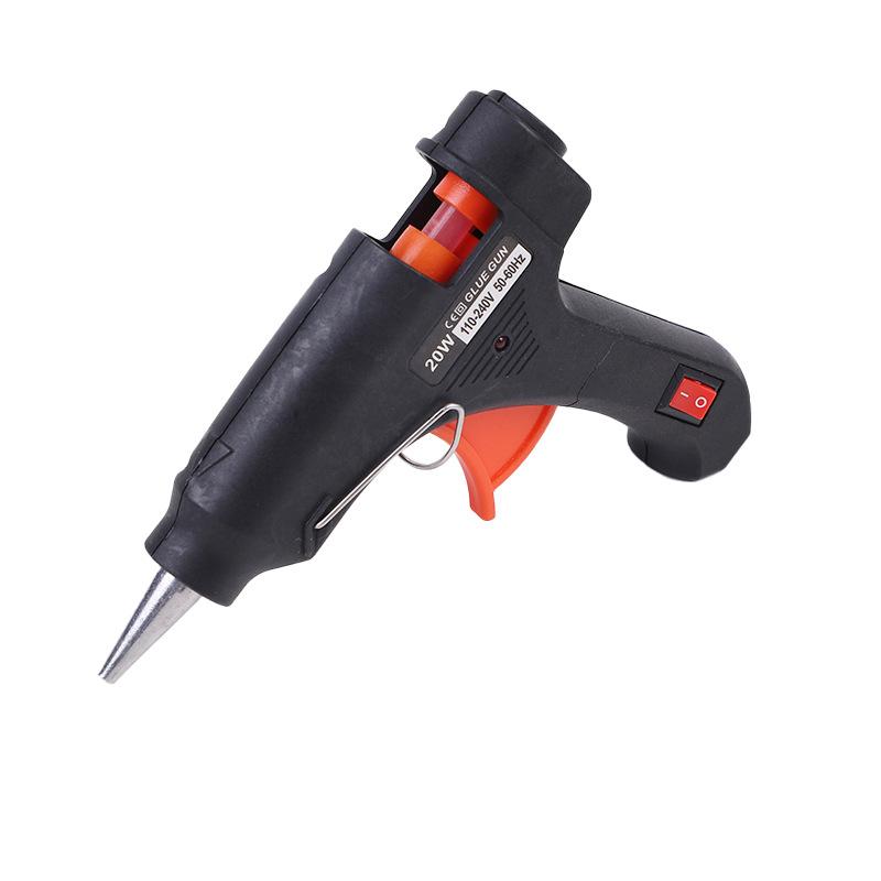 hot melt glue gun 20w mini hot melt gun factory wholesale hot melt glue gun glue stick handmade children diy gluing gun