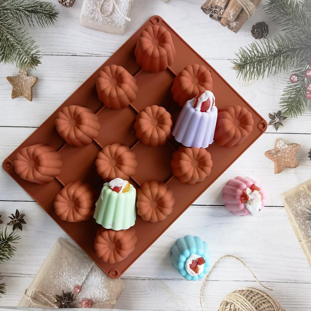 12 Lianke Luoli 10 Chocolate Cookie Cutter Cake Mold Ice Cream Candy Silicone Mold details Picture