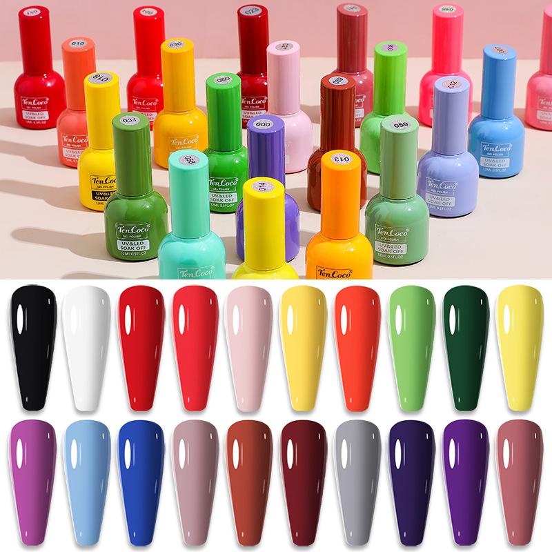cross-border foreign trade for nail-beauty glue 60 color solid color sequins uv polish one bottle one color uv polish factory wholesale