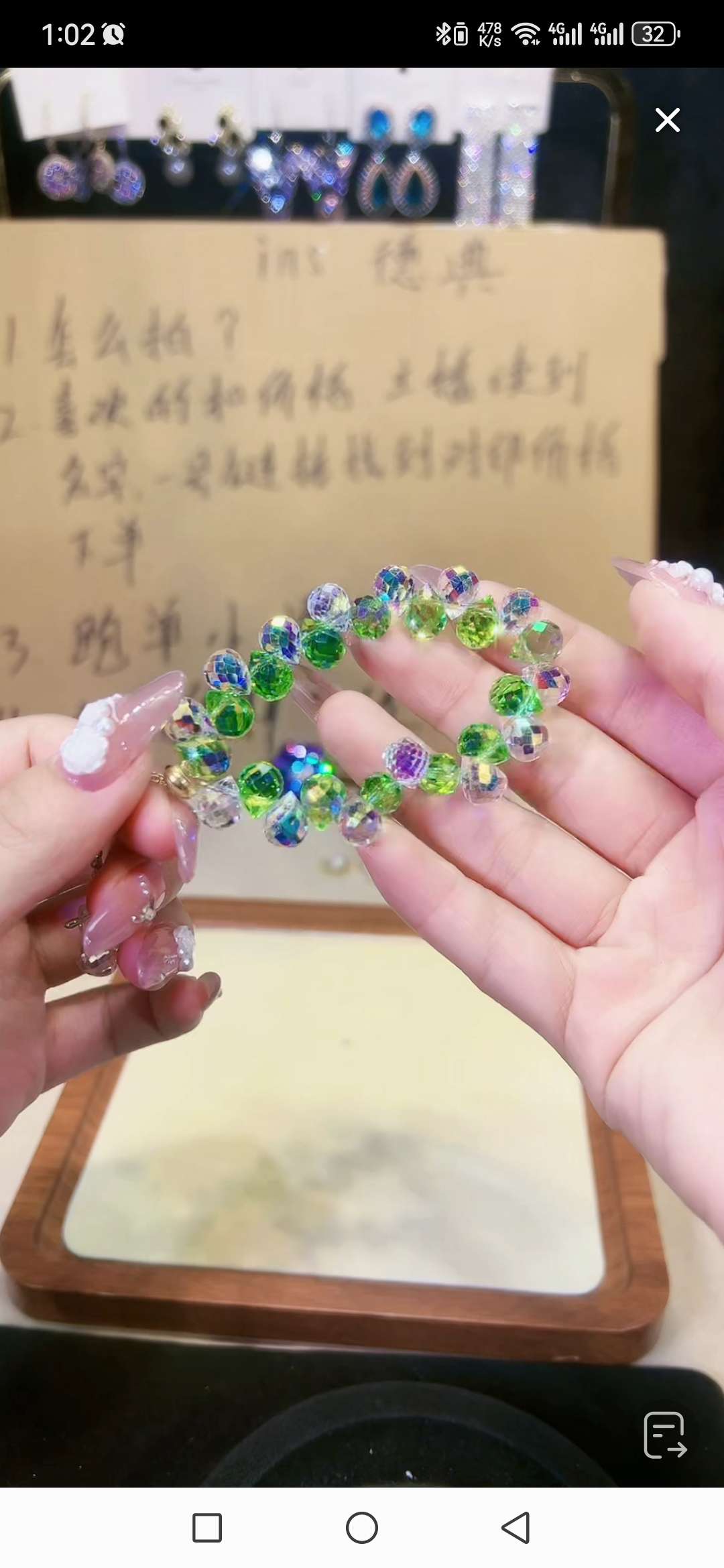 水晶弹簧手链 不锈钢饰品 手饰 精致手链 时尚潮流女士首饰