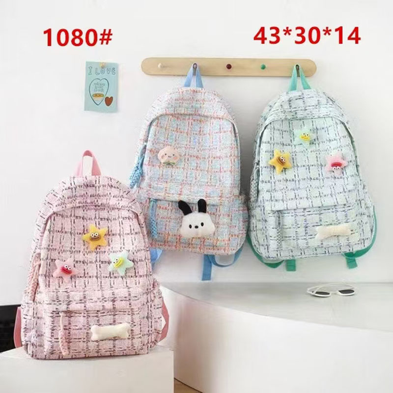 Boy junior high school students backpack light college students high school junior high school students leisure bag waterproof student bag star backpack
