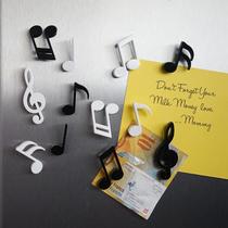 Fun Note Refridgerator Magnets Creative No. Piano Score Note Magnet Refridgerator Magnets Magnet Magnetic Fridge Decoration Stickers