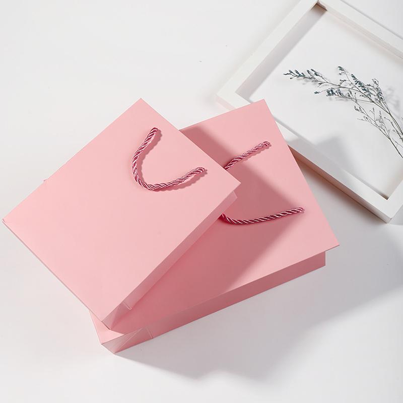 Handbag Kraft Paper Bag Christmas Packaging Gift Bag Gift Clothing Store Women's Clothing Printed Logo Large Specification drawing