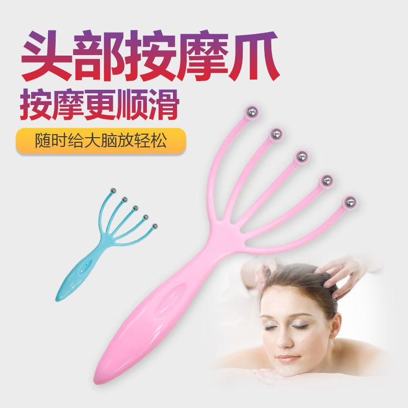 useful tool for pressure reduction head massage tingler head massager five-claw scalp massager claw head scratching artifact press head