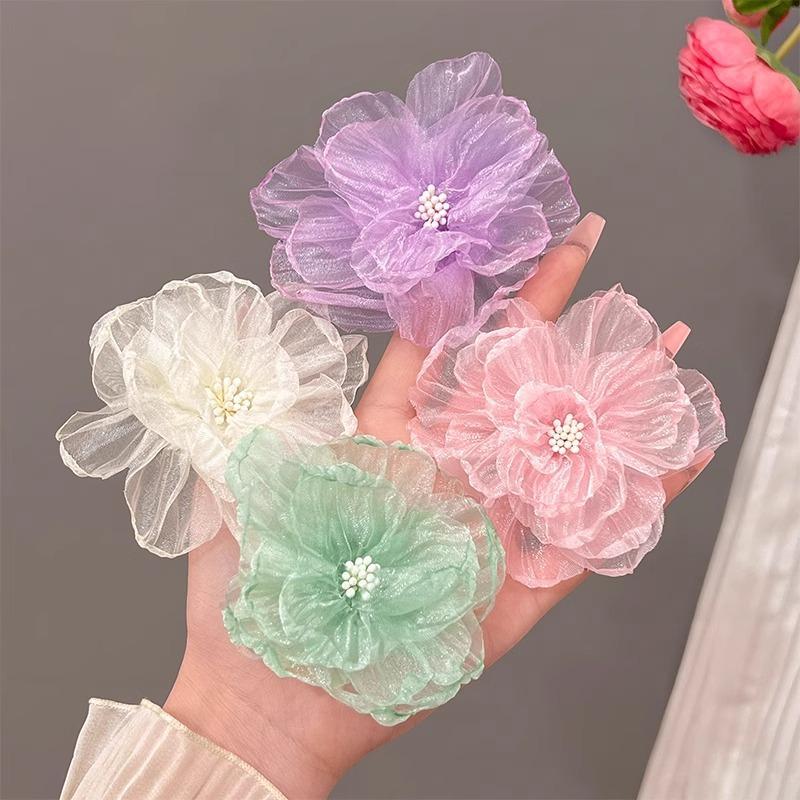 水晶纱翼会动的蝴蝶儿童水钻发夹发卡新款可爱头饰夹子侧边夹碎发夹刘海夹可爱会动的水钻蝴蝶发夹小女孩发饰侧边夹碎发刘海夹详情11