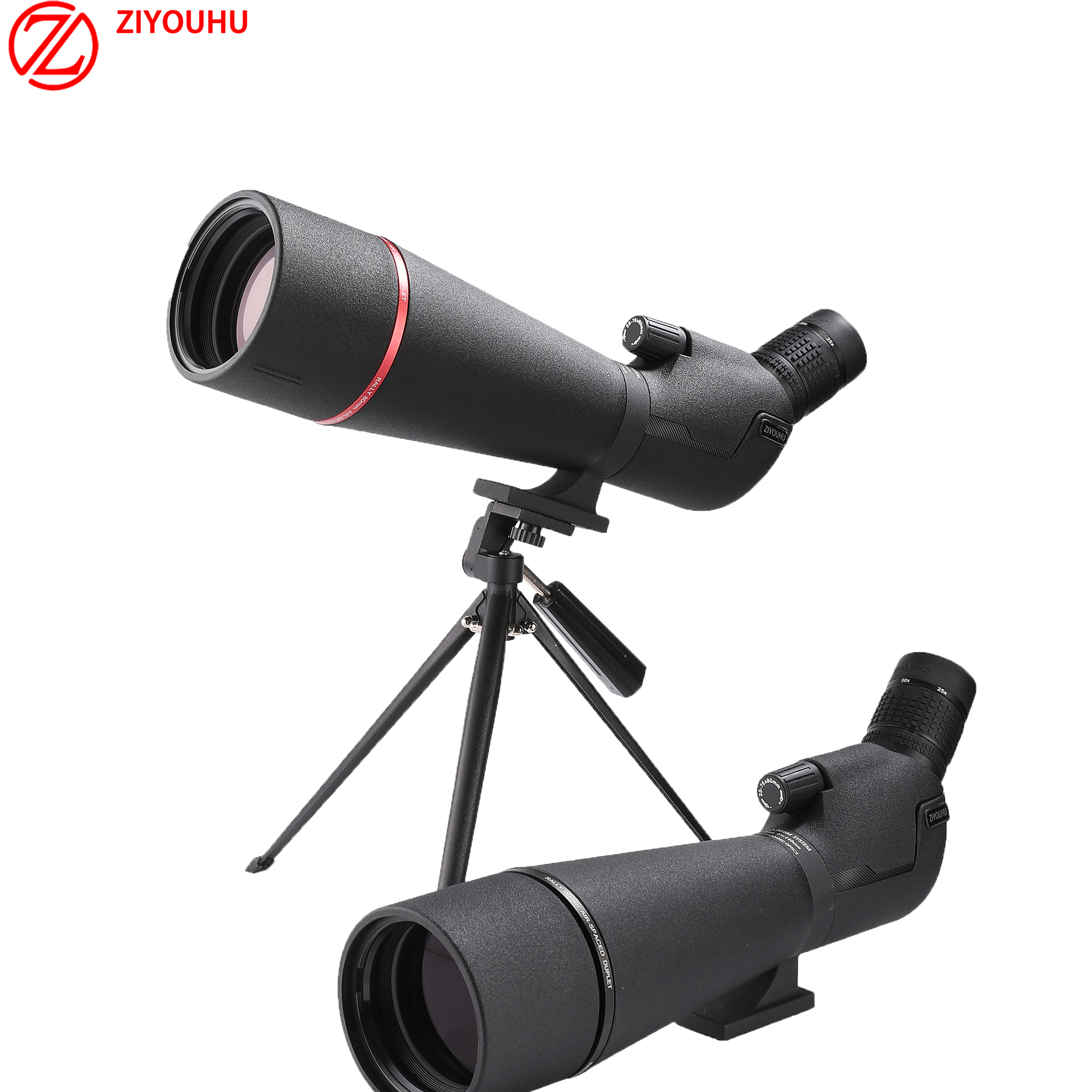 Ziyouhu 25-75X80 astronomical telescopic glasses are professional high-power space high-definition telescopes for stargazing and sky observation Item Picture