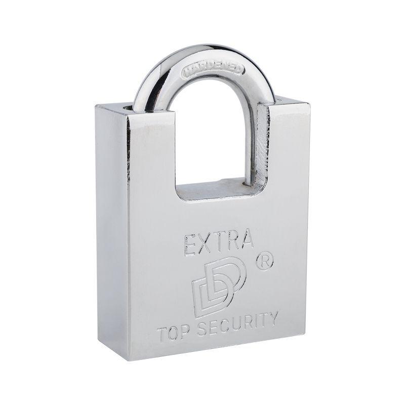 pujiang padlock factory square window lock chrome plated iron locks steering lock longevity safe lock cheap anti-theft anti-skid drawer dormitory Item Picture
