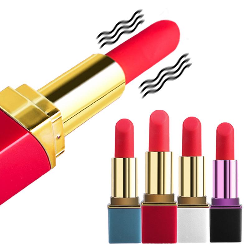 Usb Charging Lipstick Oscillator Mini Small Vibrating Spear Massager Foreign Trade South America Cuba Adult Sex Product