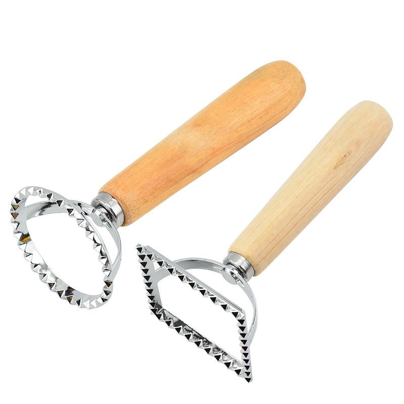 stainless steel wooden handle biscuit mold round dumpling wrapper mold square cake mold kitchen baking tools cross-border wholesale Application Scenario