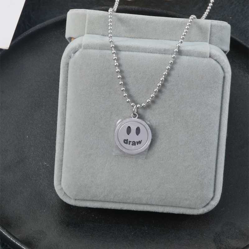 原神主题小鱼桃心不锈钢吊坠项链佛祖头像楞严咒水晶吊坠精致耐用饰品潮玩