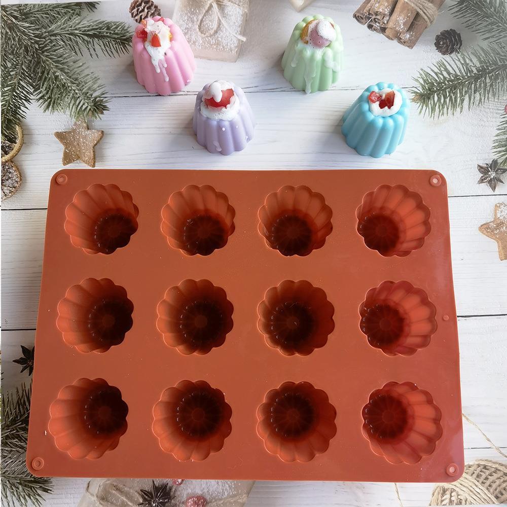 12 Lianke Luoli 10 Chocolate Cookie Cutter Cake Mold Ice Cream Candy Silicone Mold Specification drawing
