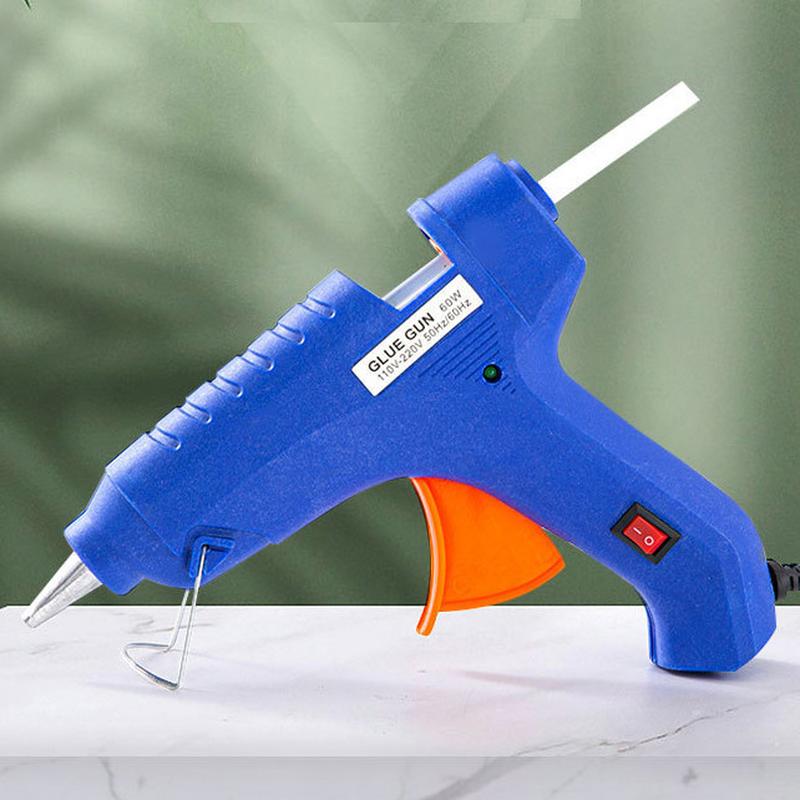 hot melt glue gun industrial grade electric hot melt gun glue gun household 40w60w with switch indicator light hot melt glue gun