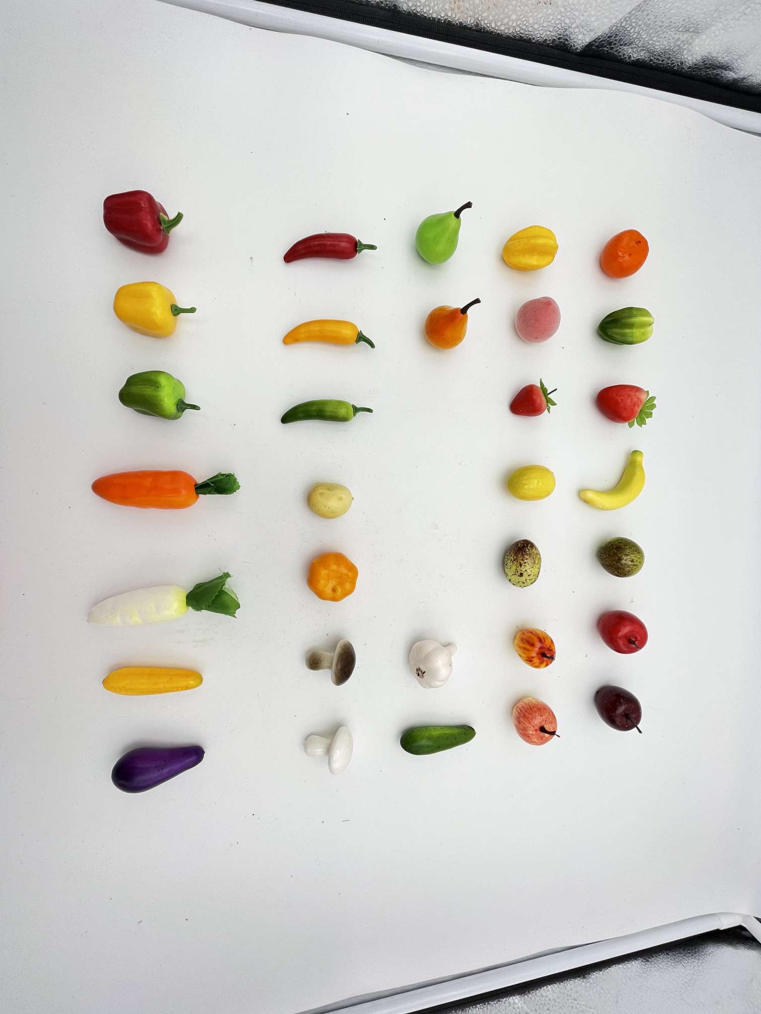 Simulated fruit, fake cherry, mini fruit diy, cherry, apple, vegetable, hair clip accessory, a cute and adorable tool details Picture