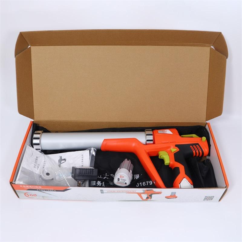 Household Rechargeable Lithium Battery Gluing Gun Industrial Electric Gluing Gun Silicon Sealant Gluing Gun Seam Beautifying Glue Gluing Machine