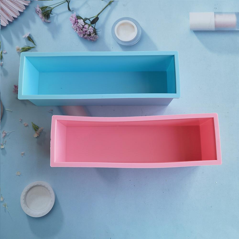 Silicone Single Large Toast Cake Mold Ice Cream Jelly Pudding Soap Mousse Cake Mold Specification drawing