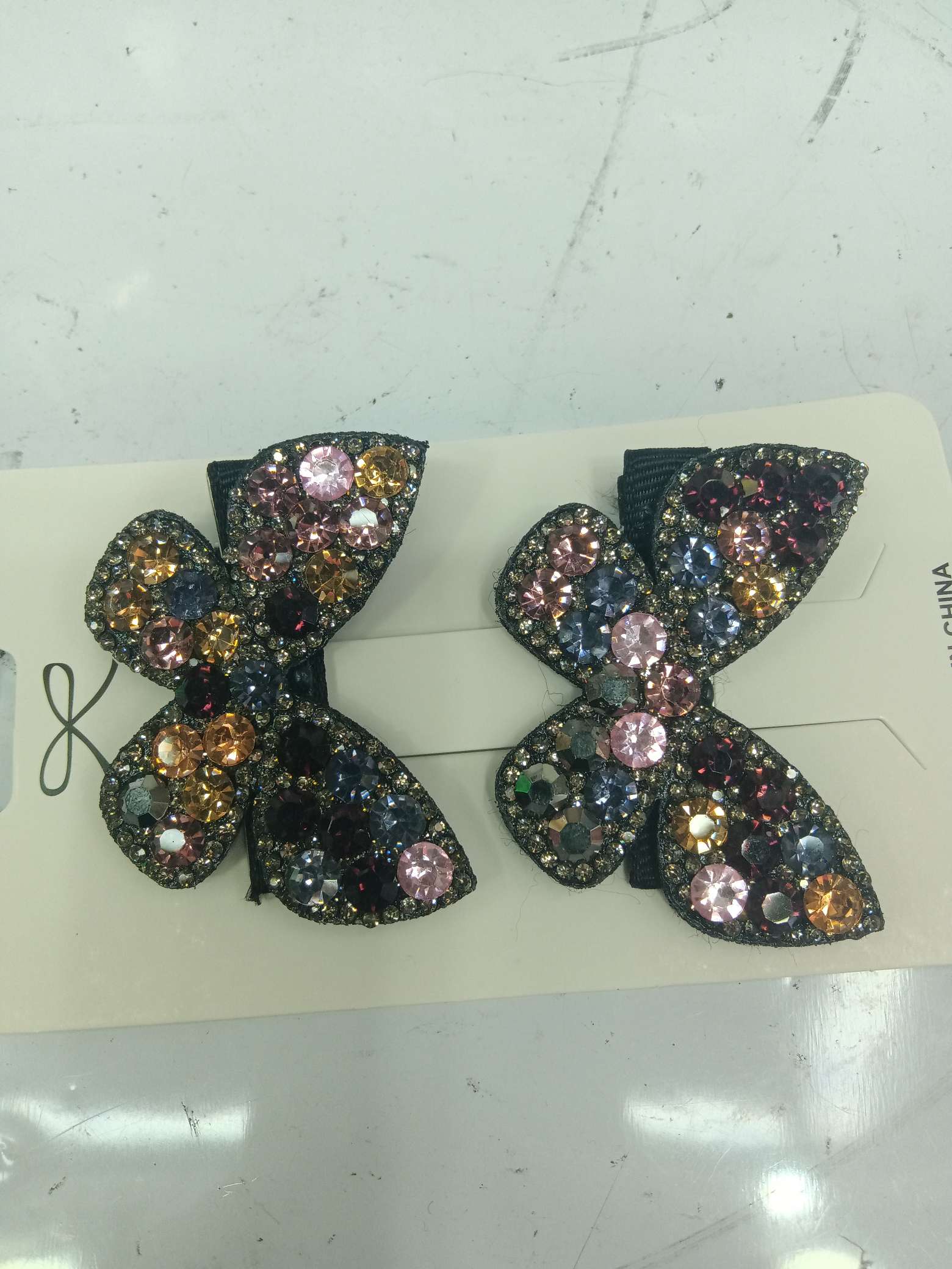 创意饰品潮流发卡头饰 发夹植绒设计 独特发饰女士优雅头饰发夹