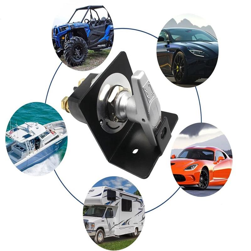 yh3228 battery disconnection switch with locking plate suitable for negative battery battery power-off switch details Picture
