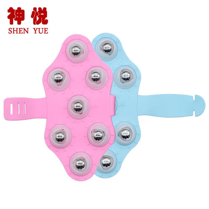 Factory Direct Sales Dragon Ball Steel Ball Massage Rolling Meridian Brush Massage Massage Body Essential Oil Massage Massager